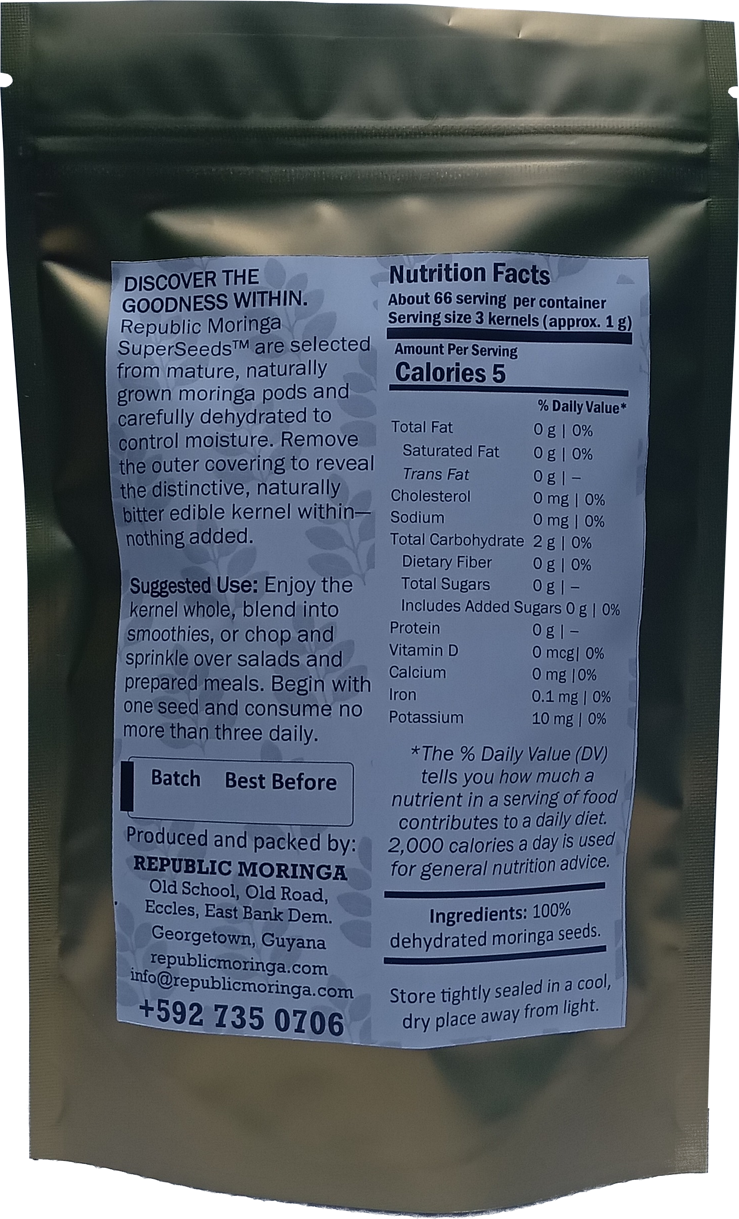 SuperSeeds Edible Seeds product information