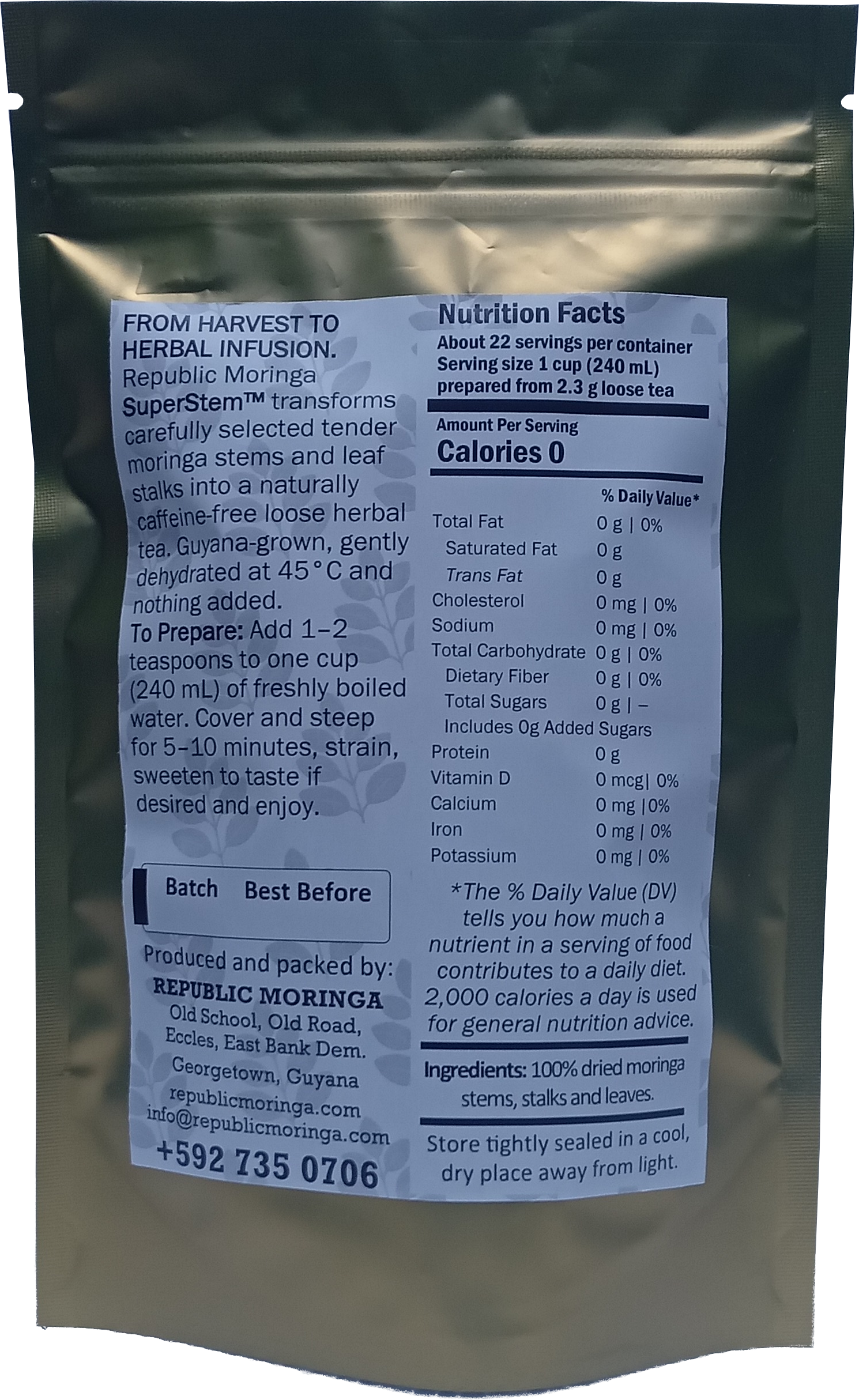 SuperStem Loose Tea product information