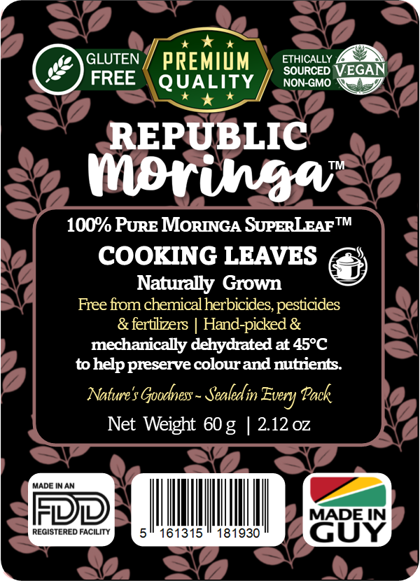 SuperLeaf Whole Leaves front label