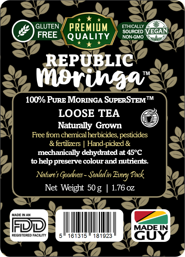 SuperStem Loose Tea front label