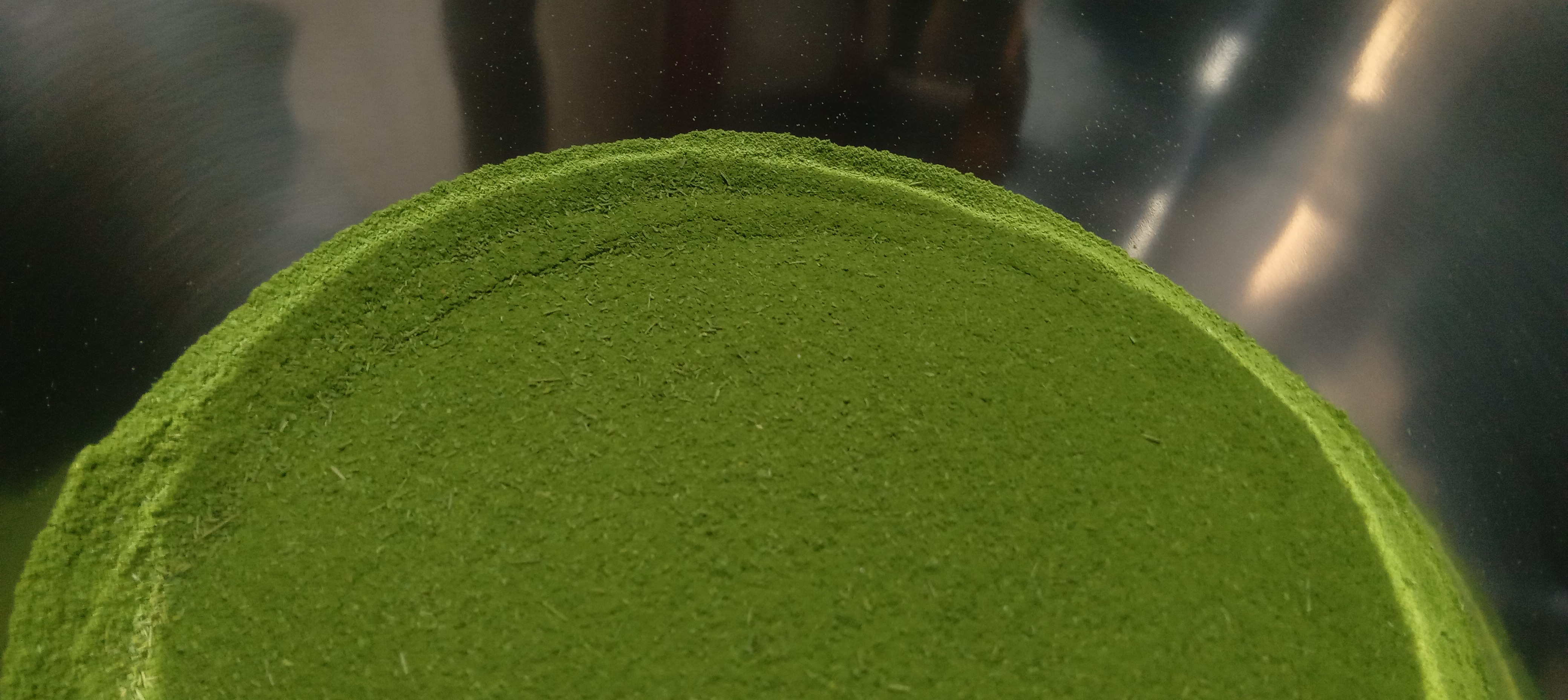 Finished Republic Moringa SuperLeaf Fine Powder after milling and sifting